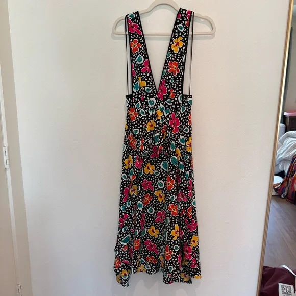 Topshop Multicolor Floral Pinafore Dress - Picture 2 of 11